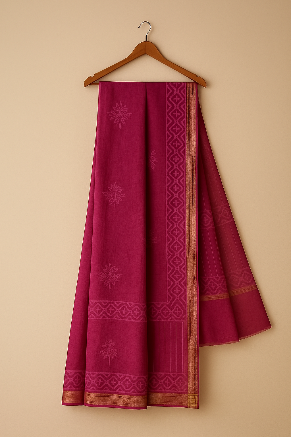 Maheshwari Silk Saree – Handcrafted Elegance in Pure Silk