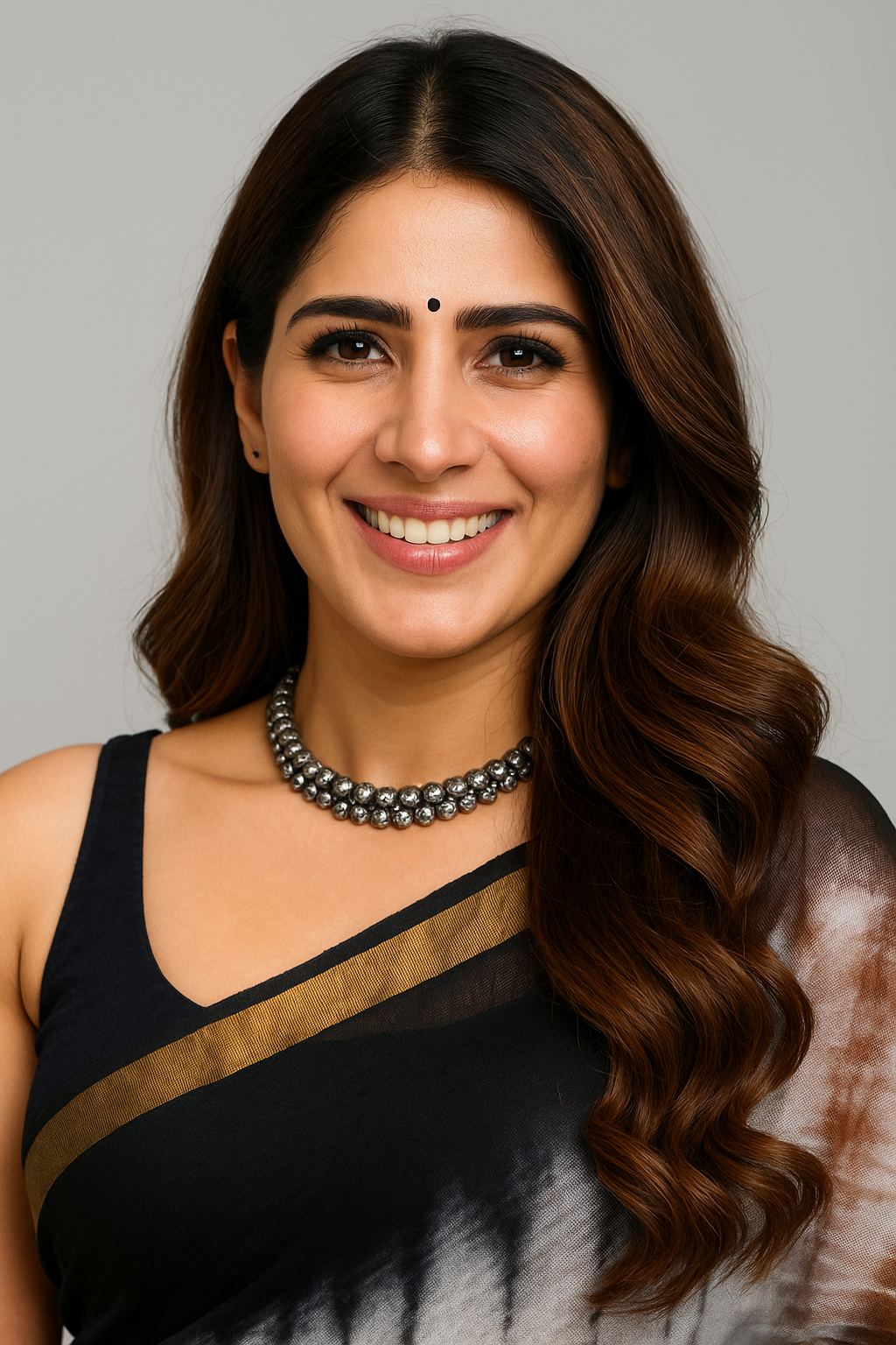 Block Printed Cotton Kota Doriya Saree with Blouse – Handcrafted